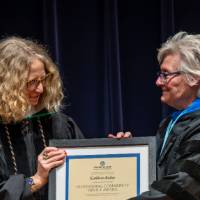 Provost Drake and Kathleen Bailey